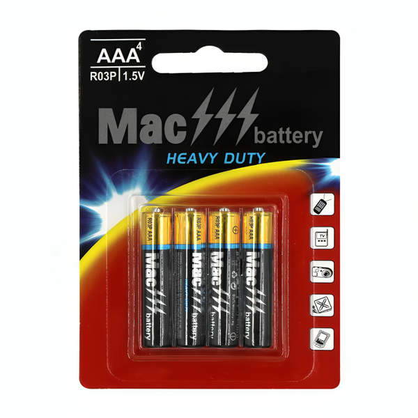 Paquete de 4 pilas AAA R03P BA021
