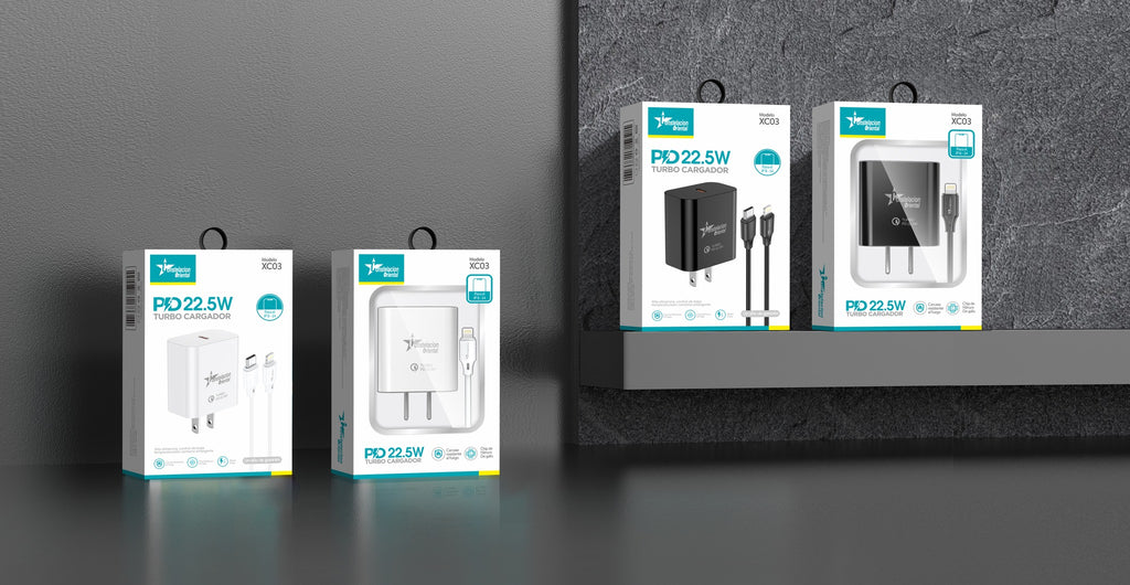 COMBO CARGADOR USB-C PARA IPHONE CONSTELACION ORIENTAL XC03IP