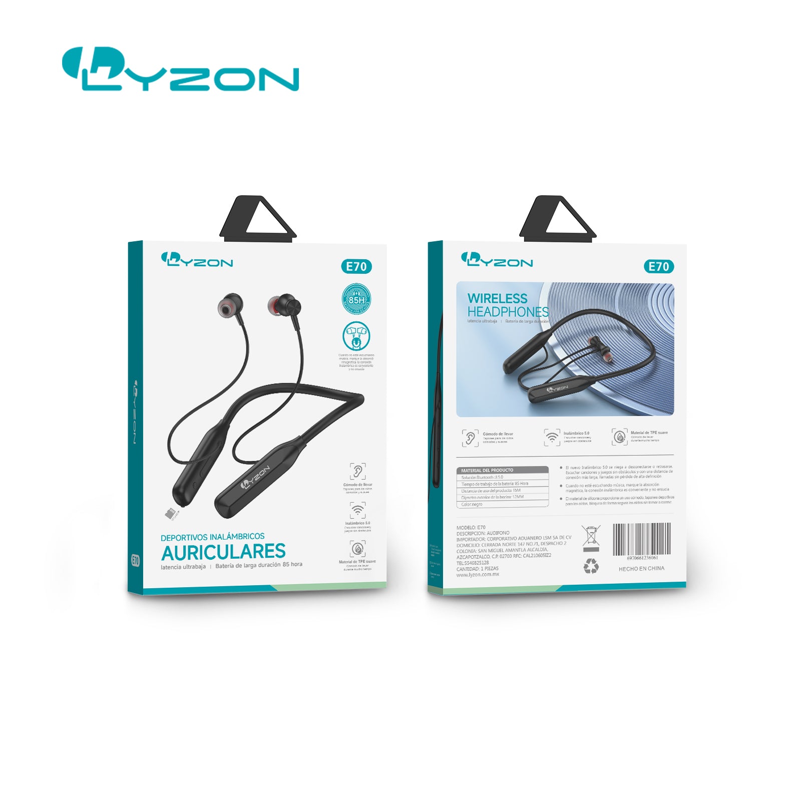 Auriculares deportivos inalambricos LYZON E70 Imagen principal del producto