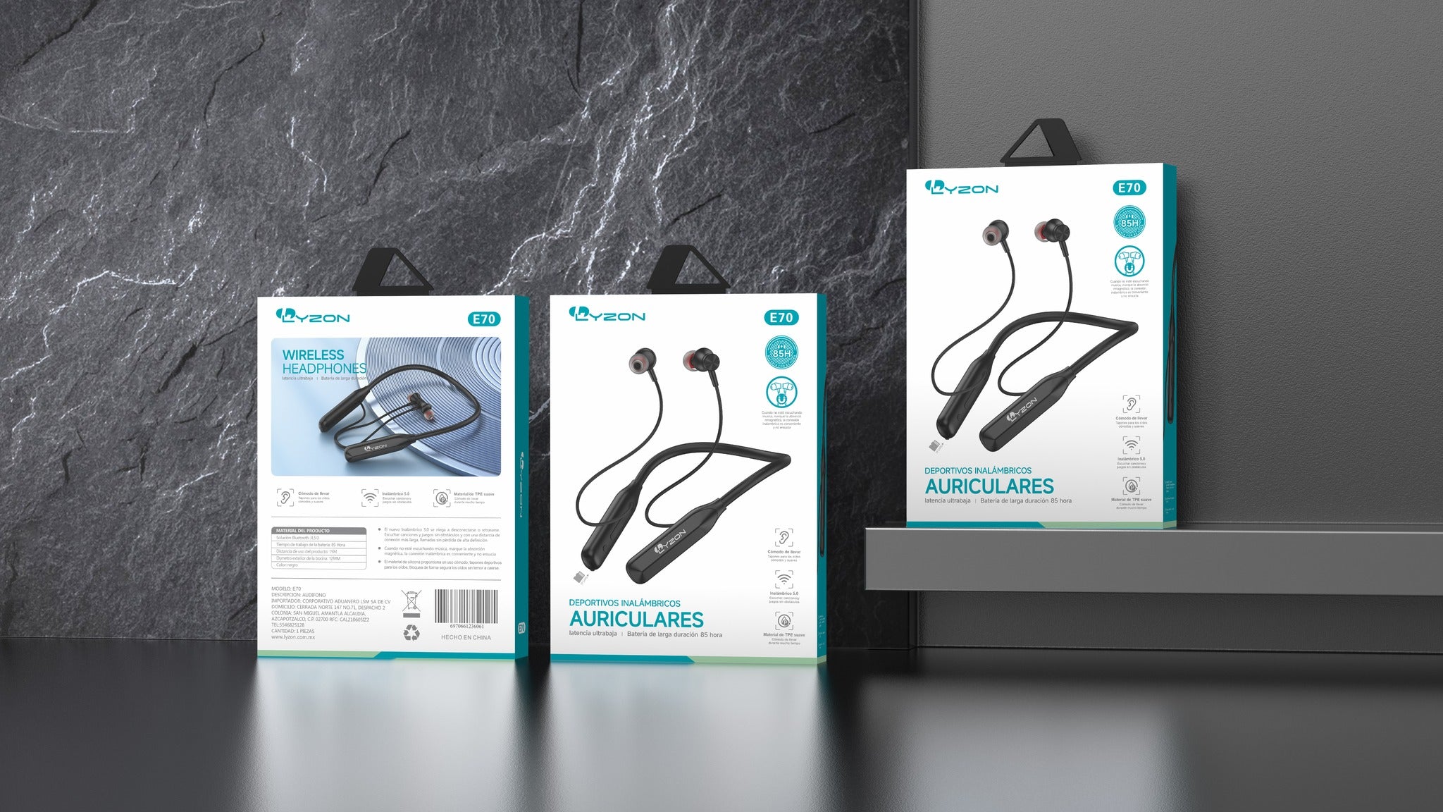 Auriculares deportivos inalambricos LYZON E70 Imagen secundaria del producto