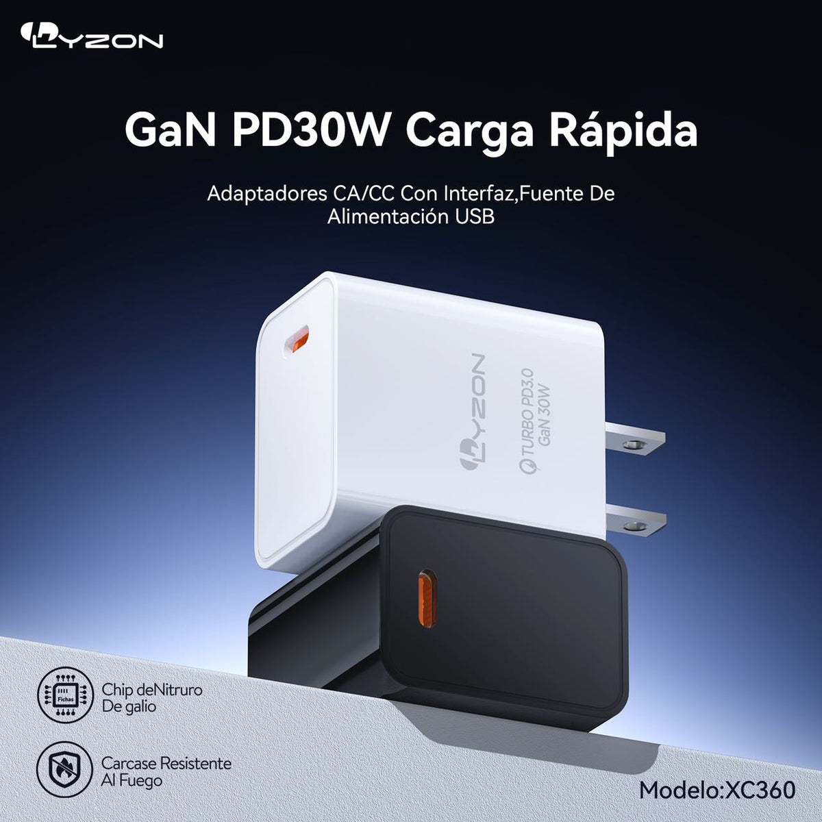 Cubo Lyzon Tipo c TURBO CARGADOR XC360