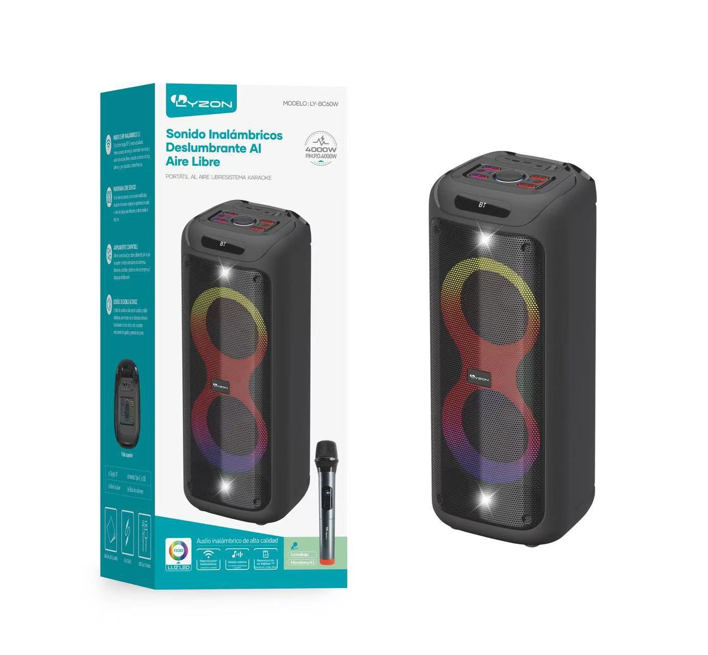Bocina de 12" Lyzon de 4000w bc60w Imagen principal del producto