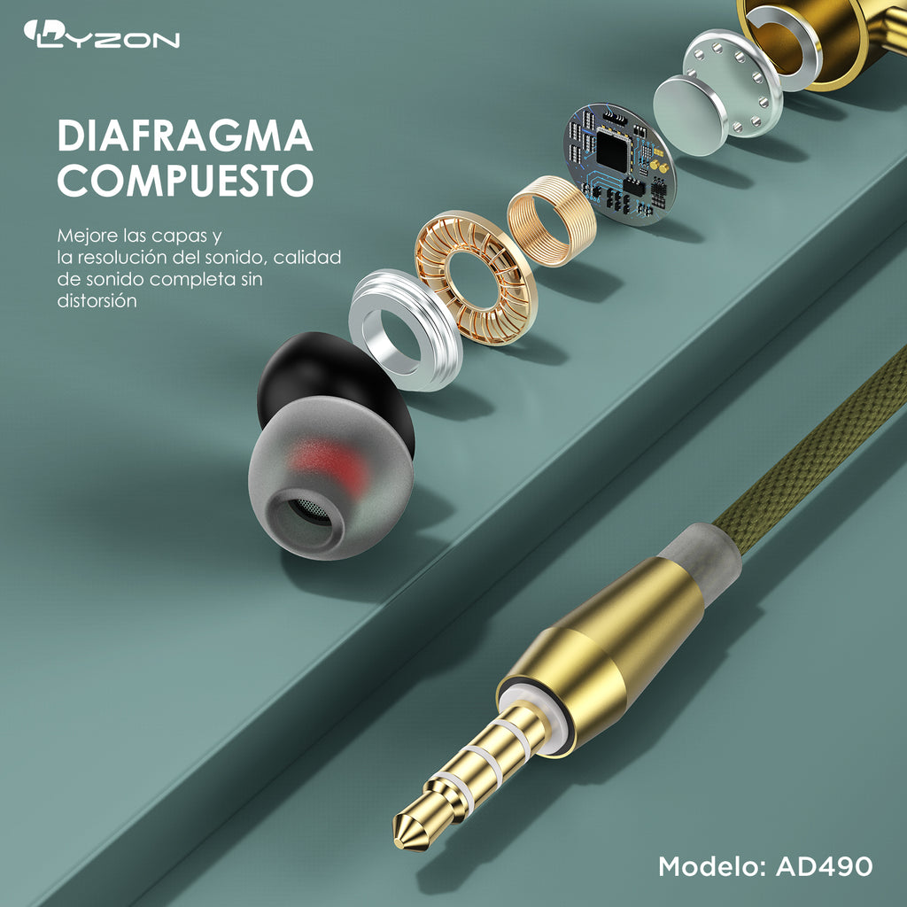 Audífonos con Calidad Estéreo AD490