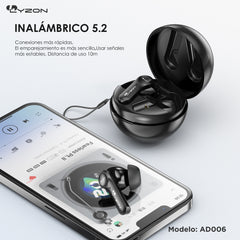Audífonos Inalámbricos Increíble Diseño Tipo C AD006