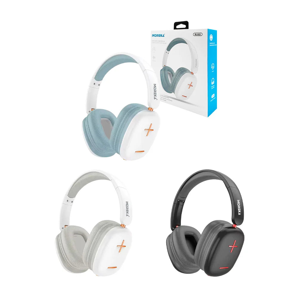 Audifonos inalámbricos tipo gamer, cancelación de ruido y entrada auxiliar - BL022 Imagen principal del producto