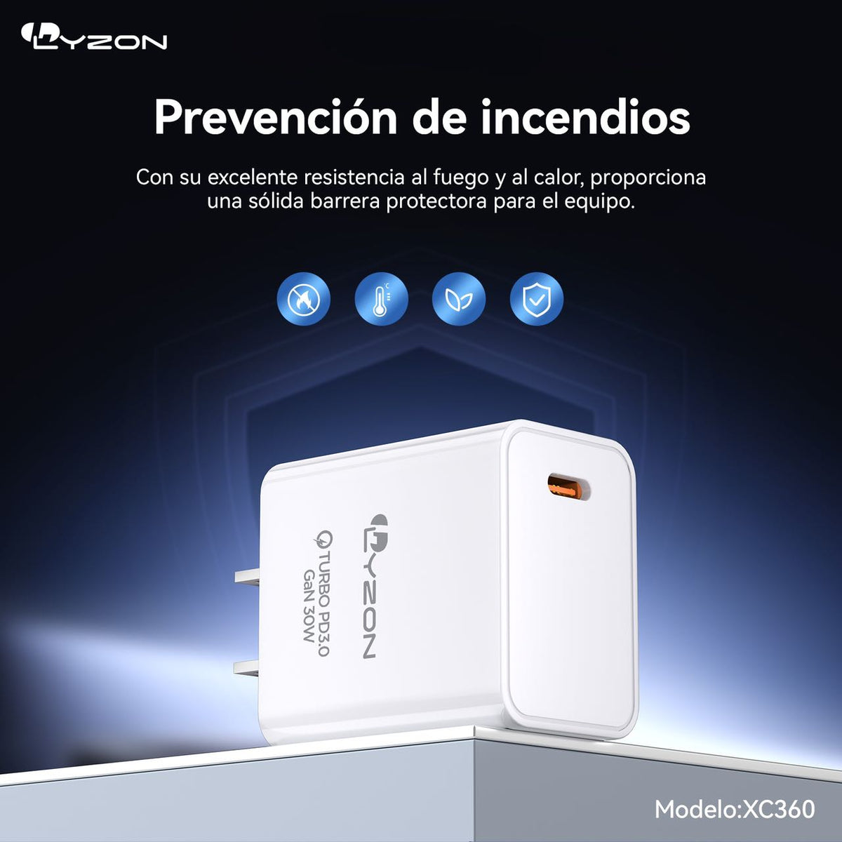 Cubo Lyzon Tipo c TURBO CARGADOR XC360