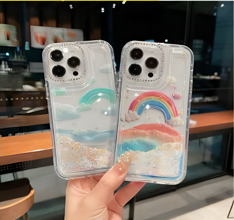 Funda Arcoíris Movidiza INCLUYE FUNDA 9D