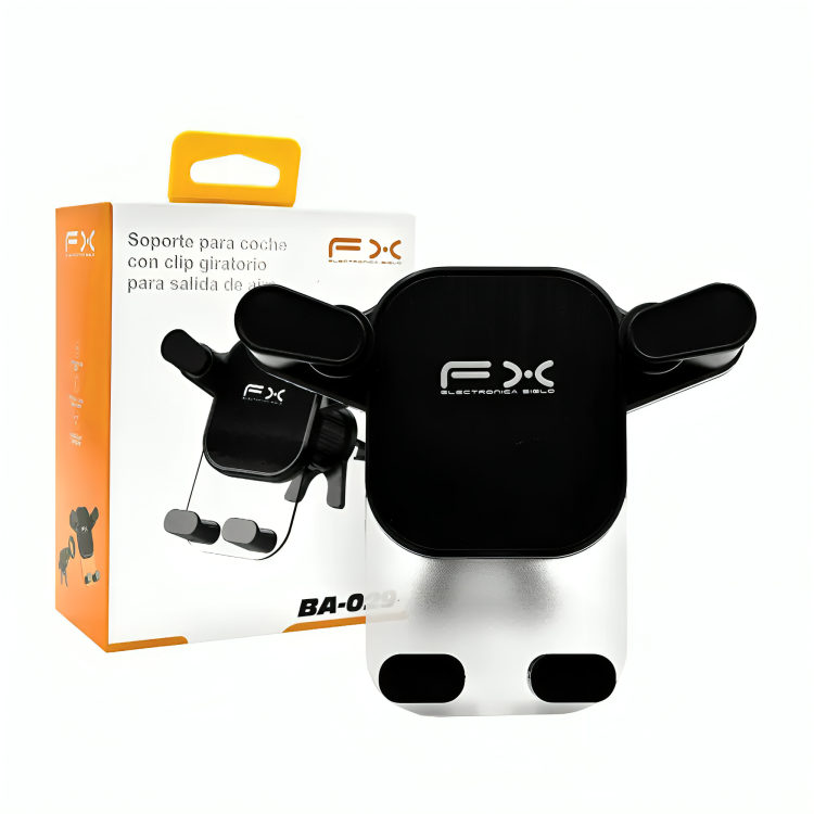 Soporte universal de plástico para auto con clip giratorio para salida de aire BA-029