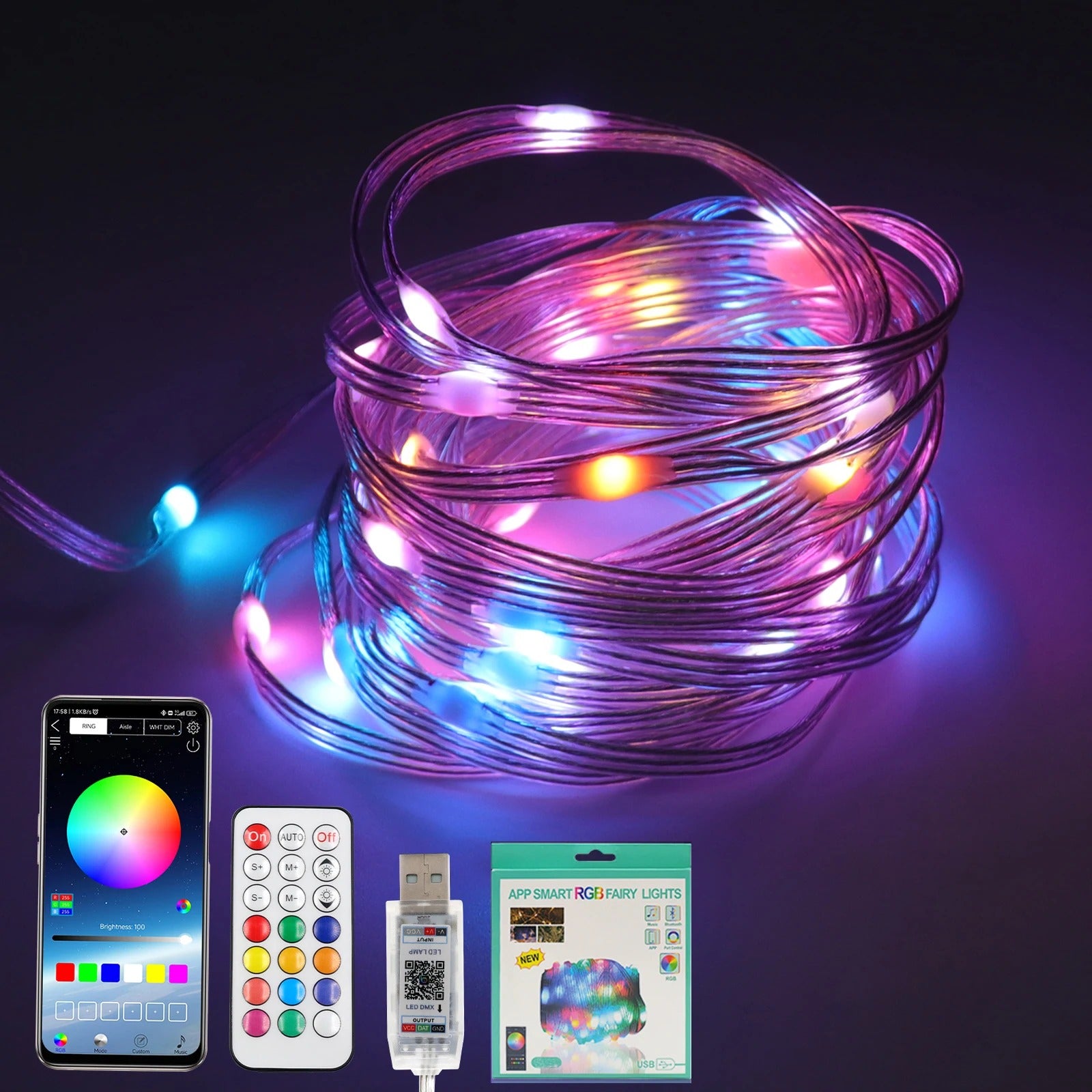 Luces De Hadas RGB  DP-1047 Imagen principal del producto