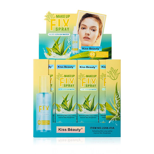 (12 pzas) Fijador de Maquillaje Aloe Vera 2266-03A Imagen principal del producto