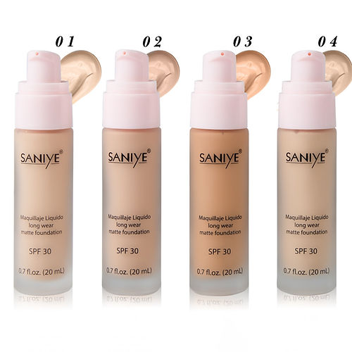 (12 pzas) Maquillaje Líquido Mate R6019 SANIYE Imagen secundaria del producto