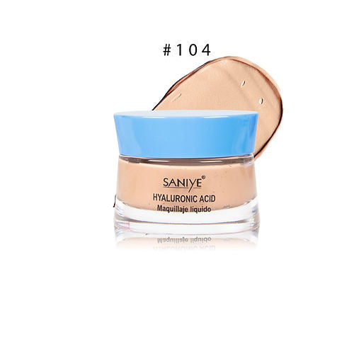 (6 pzas) Maquillaje Líquido con ácido hialurónico r6024 SANIYE Imagen secundaria del producto