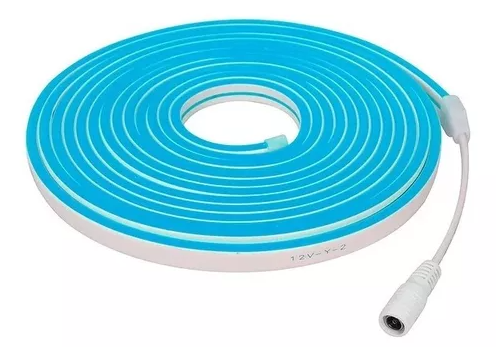 Caja 20pz Tira Led Neon Color Azul Cielo 2835IB12V Imagen principal del producto