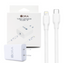 1HORA Cargador Tipo C 20W con Cable Lighting GAR154