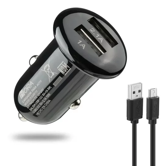 1HORA Cargador para Auto V8 2.1A GAR111 Imagen secundaria del producto