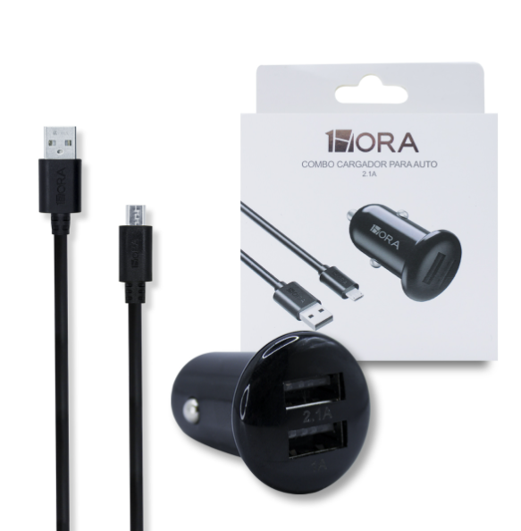 1HORA Cargador para Auto V8 2.1A GAR111 Imagen principal del producto