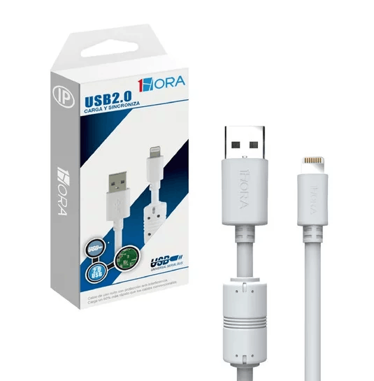 1Hora Cable Lightning 2A 1.5M CAB075-B Imagen principal del producto