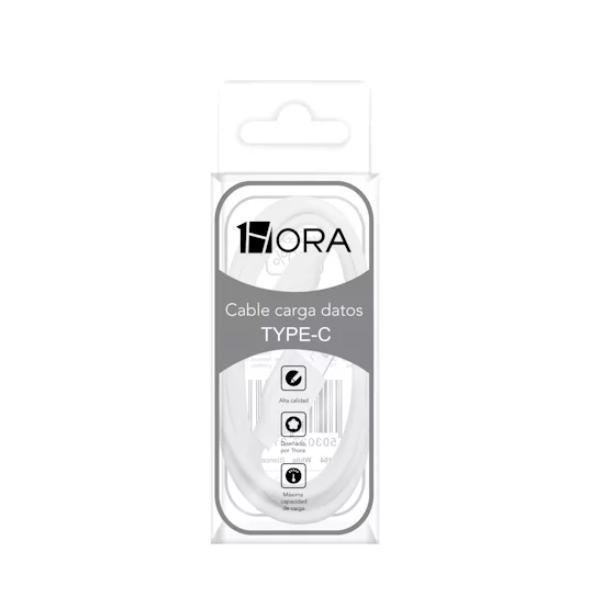 1HORA Cable Stela USB 2.1a Tipo C CAB164 Imagen principal del producto