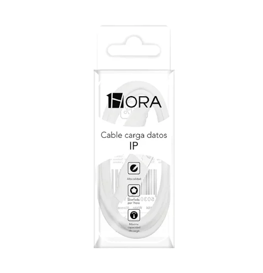 1HORA Cable IPhone 2.1A CAB187