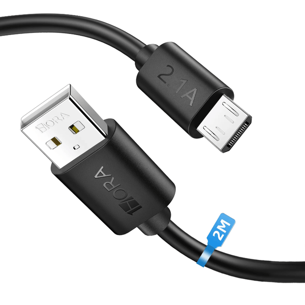 1HORA Cable V8 2.1A 2 metros CAB178