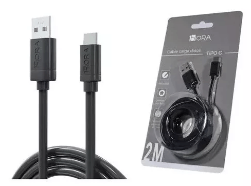 1HORA Cable USB C 2M 2.1A CAB185 Imagen secundaria del producto