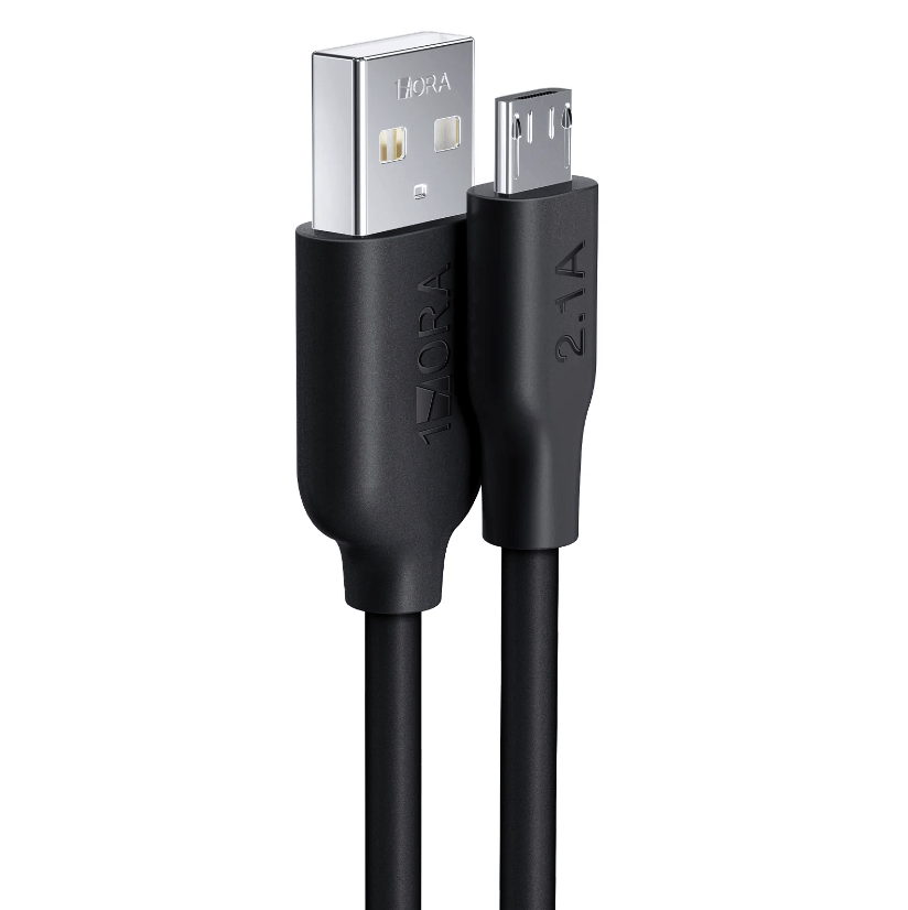 1HORA Cable Con Entrada V8 Para Carga 2.1a CAB236 Imagen secundaria del producto