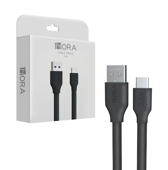 1HORA Cable Tipo C 1M 2.1A CAB237 Imagen principal del producto