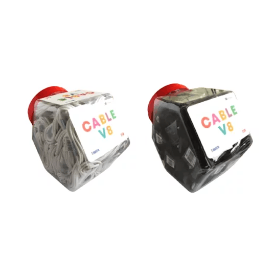 1HORA Cable Con Entrada V8 Para Carga 2.1a Cab242 Imagen secundaria del producto