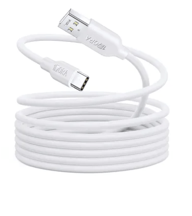 1HORA Cable Con Entrada Tipo C De 2 Metros Para Carga 2.1A CAB243