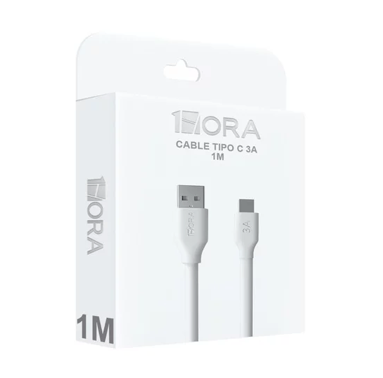 1HORA Cable USB Tipo C 1M 3A CAB251 Imagen principal del producto
