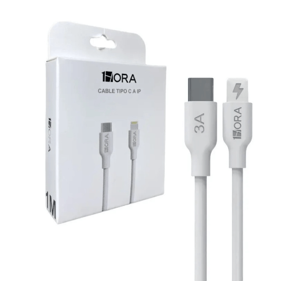 1HORA Cable Con Entrada Tipo C A Lighting IPhone De 1M CAB258 Imagen principal del producto