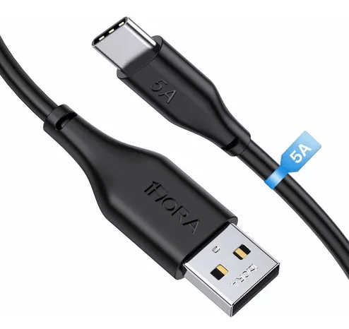 1HORA Cable De Carga USB-TIPO C 2metro 5A CAB269