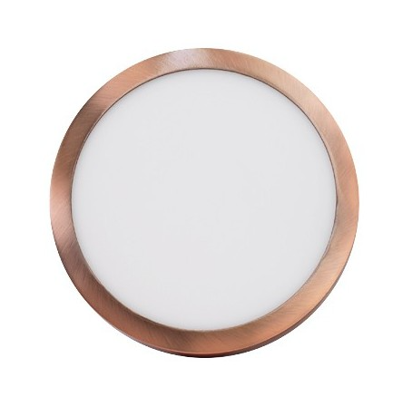Caja de 60 pz Plafón Led 15w Led Ajustable Luz Blanca Acabado Bronce PLAJ15W-CM Imagen secundaria del producto