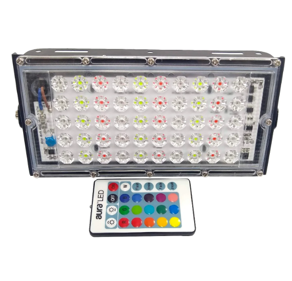 Caja 60pz Reflector RGB MZRGB50W Imagen principal del producto