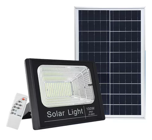 Caja 12pz Reflector Led Panel Solar SJB100W Imagen principal del producto