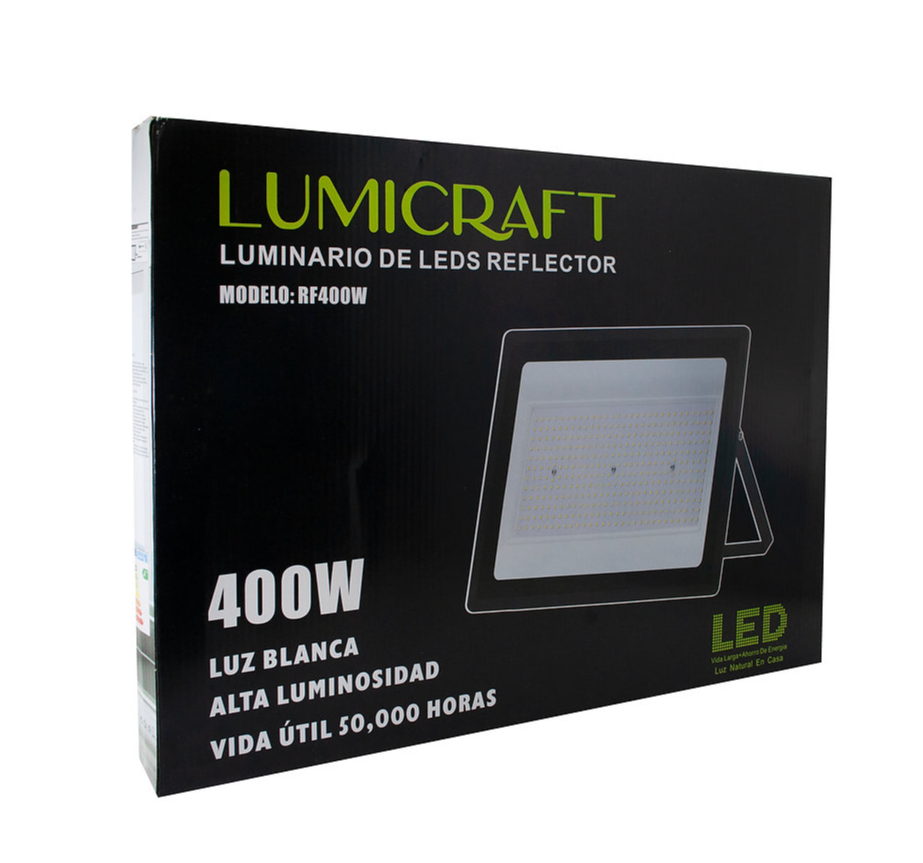 Caja  8pz Reflector Fino Multi- voltaje RF400W Imagen principal del producto