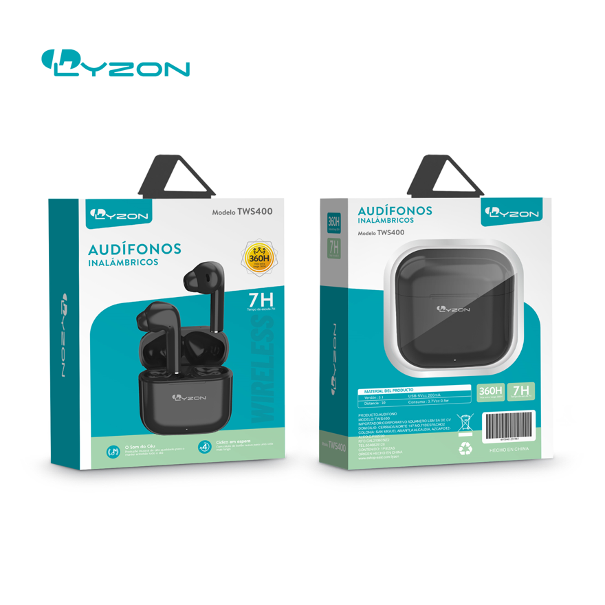 Audífono De Bluethooth TWS400 LYZON