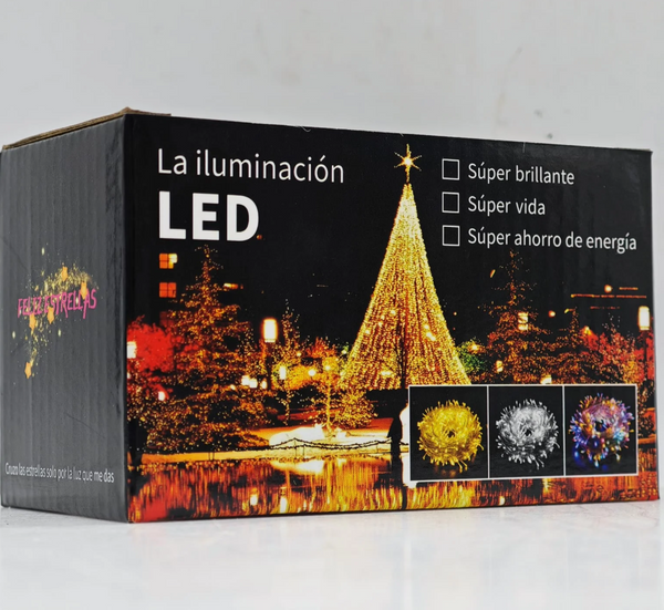 Serie de 10M Luz calida HXD-2005 160 Foquitos