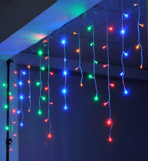 Luz de cascada navideña 5 METROS rgbHXD-2016