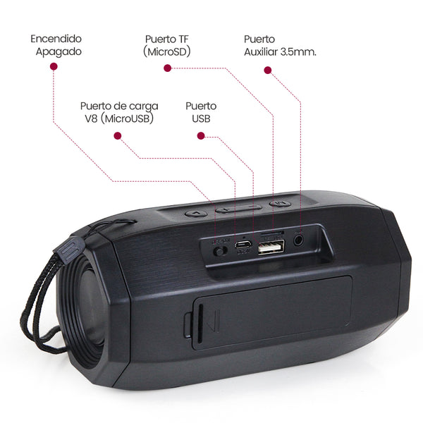 BOCINA BLUETOOTH REGARGABLE  C10