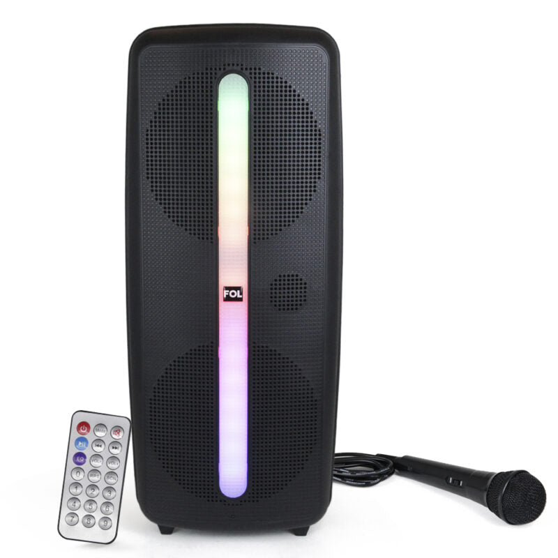 BOCINA PORTATIL CON MICROFONO Y LUZ   L282 Imagen principal del producto
