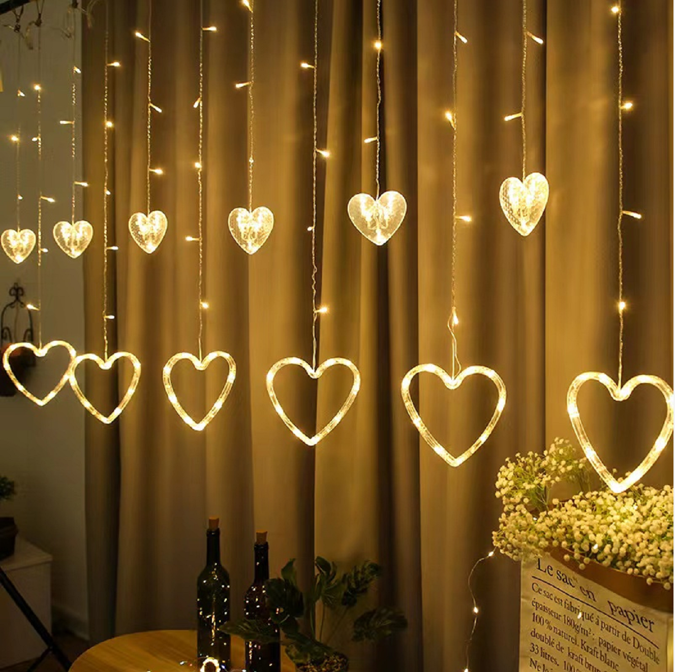 Luces de decoracion de corazon  DP-1068 Imagen principal del producto