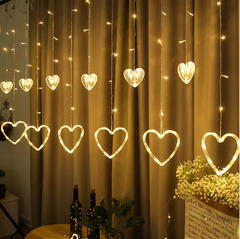 luces de decoracion en forma de corazon DP-1037