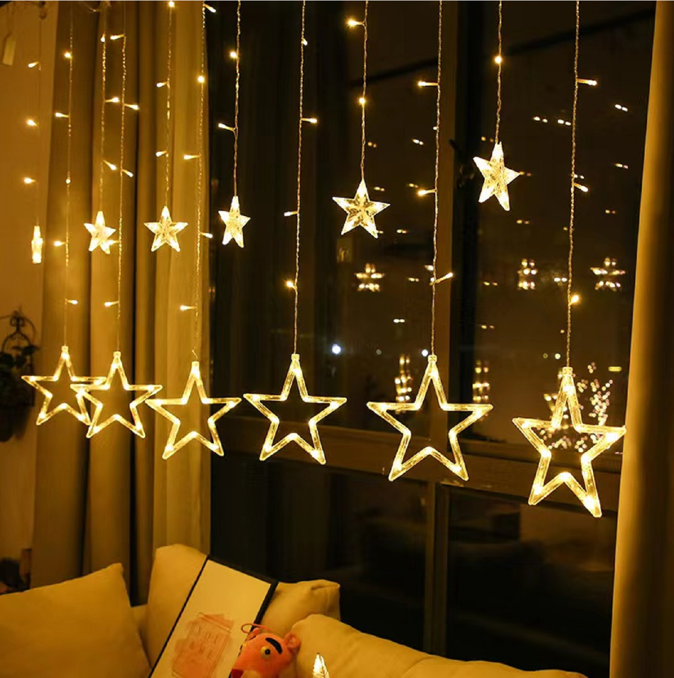 Luces de decoracion estrellas DP-1033
