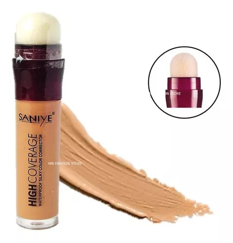 Corrector Liquido Con Esponja High Coverage R8002