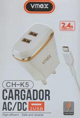 Cargador Adaptador Vmex CH-K5
