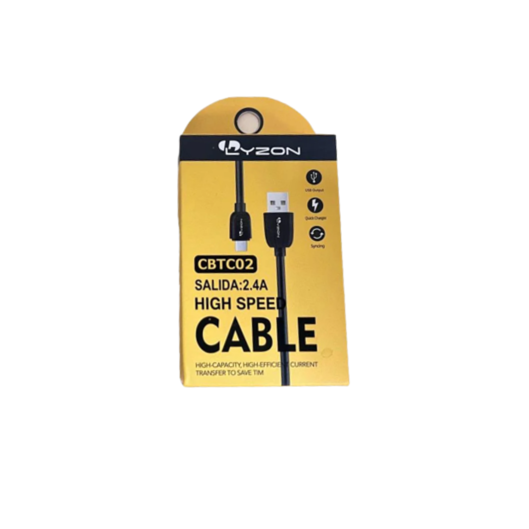 CDMX-Cable Tipo C LYZON CBTC02 Imagen principal del producto