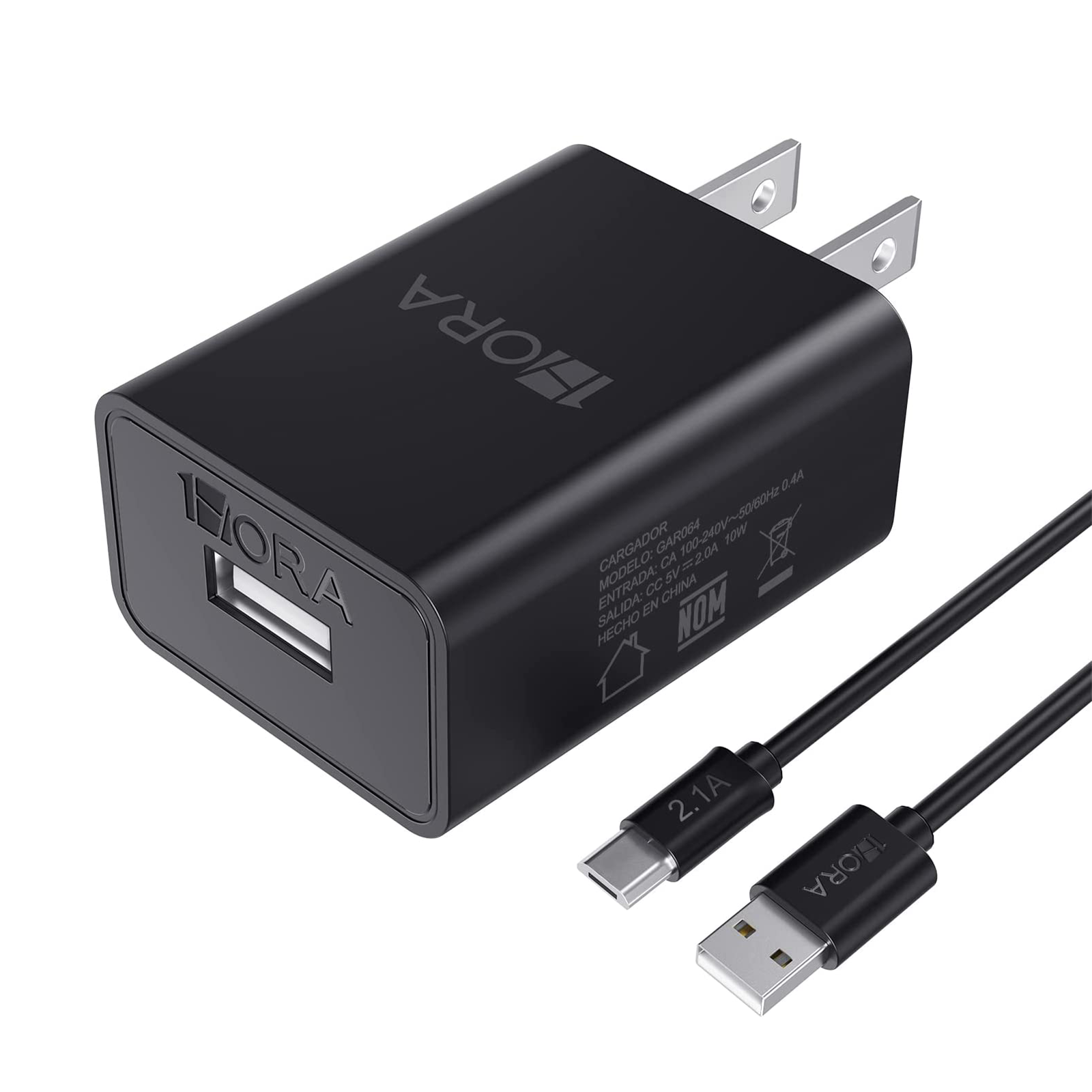 1HORA Cargador Micro USB V8 GAR064 Imagen secundaria del producto