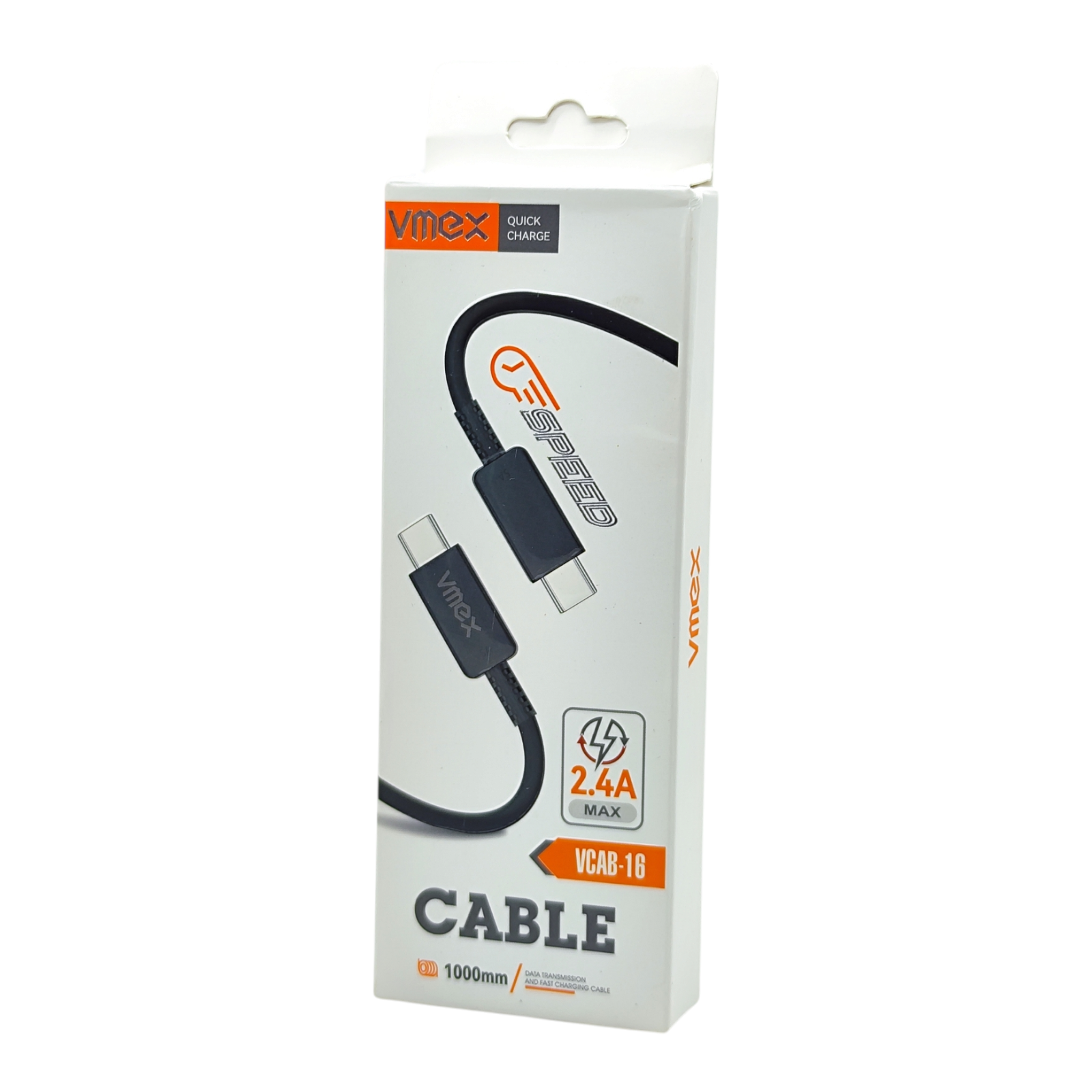 Cable Tipo C a C 2.4A VMEX  VCAB-16-C.C Imagen principal del producto