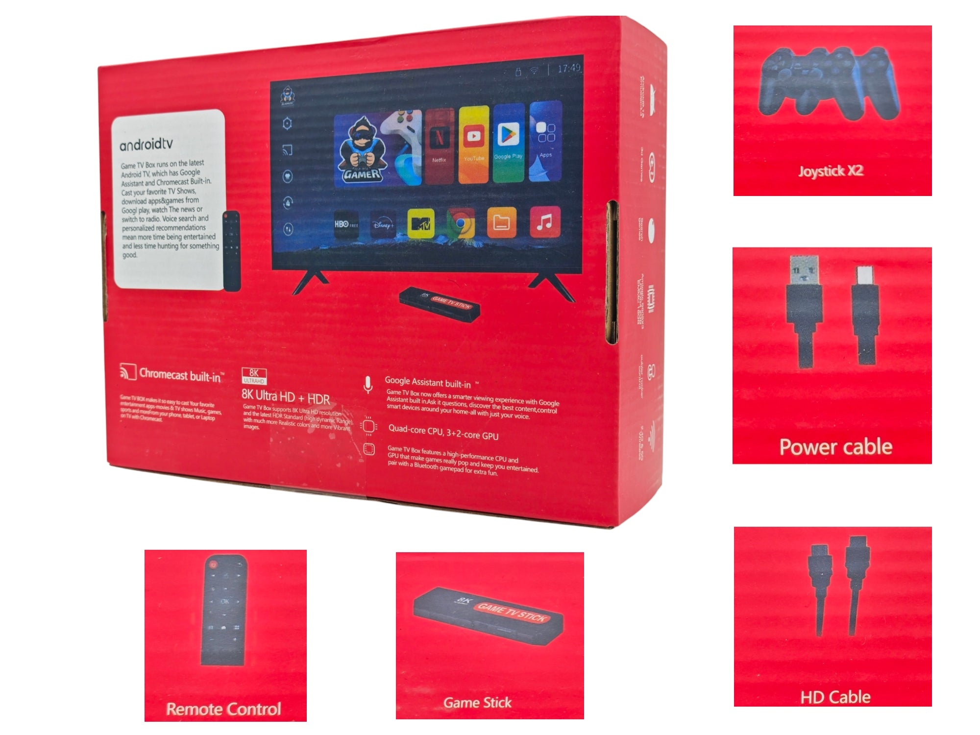 Video juego + TV Androin 8K 5g VM-X2 Imagen secundaria del producto